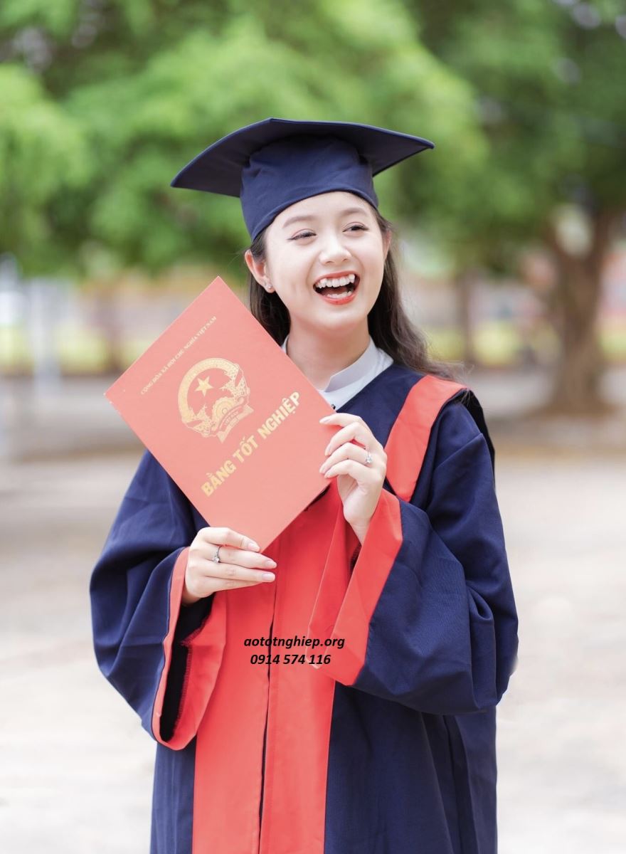 Aó cử nhân tốt nghiệp cấp 3 THPT